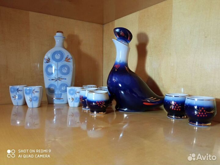 Винтажные штофы-графины из 60-х Полонное/Городница