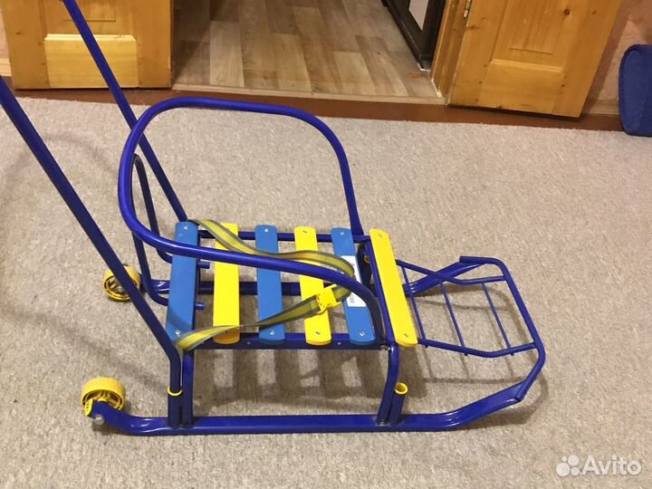 Санки детские двухместные