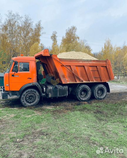 Песок карьерный с доставкой