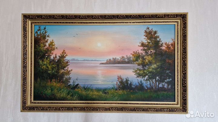 Картина маслом на холсте большая