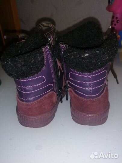 Ботинки демисезонные для девочки 21 размер