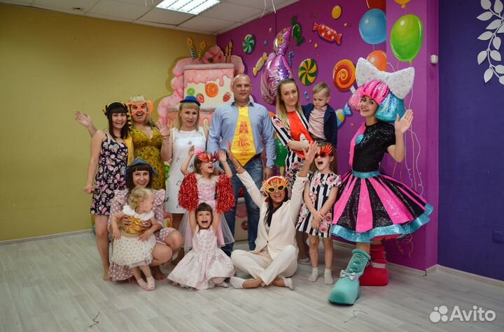 Праздники в студии/на выезд, аниматоры,шоу,квесты