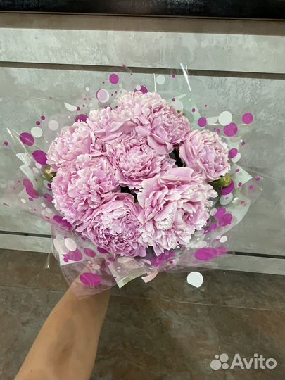 Букеты с пионами