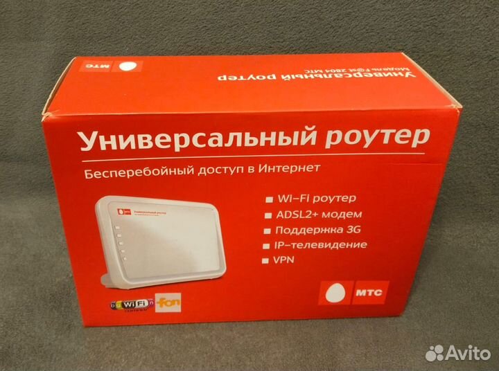 Универсальный роутер wi fi fast 2804 МТС