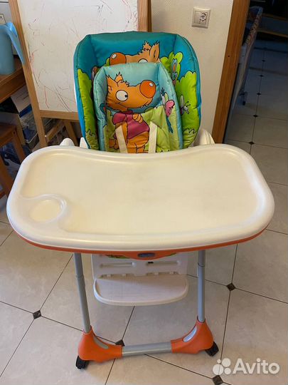 Стульчик для кормления chicco polly 2в1