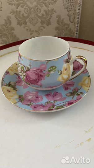 Чайный сервиз новый, фарфор. Япония