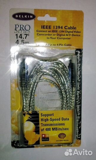 Samsung и Цифровой Кабель iEEE-1394 FireWire iLink