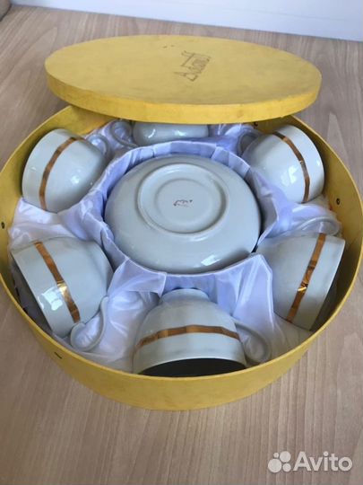 Набор Сахарница, Конфитюрница, Чашки, Блюдца