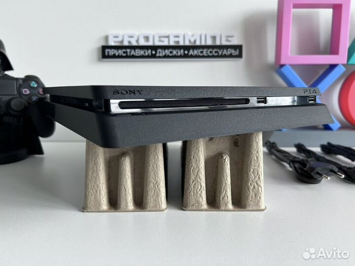 PS4 Slim 1000 gb отличное состояние гарантия