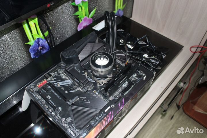 Комлект Ryzen 7 5800x Aorus B550 V2 Водянное охл