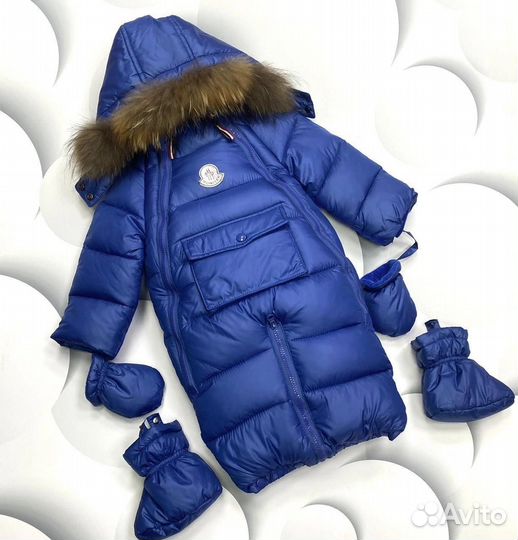 Комбинезон трансформер зимний 62 68