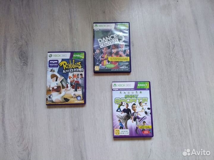 Лицензионные диски для Kinect Xbox 360