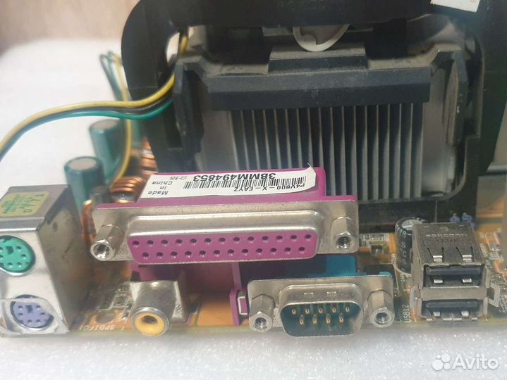 Материнская плата asus P4V800-X б/у