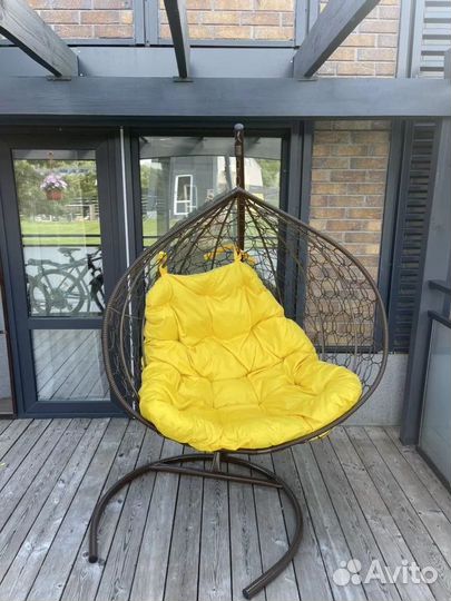 Подвесное кресло кокон для двоих