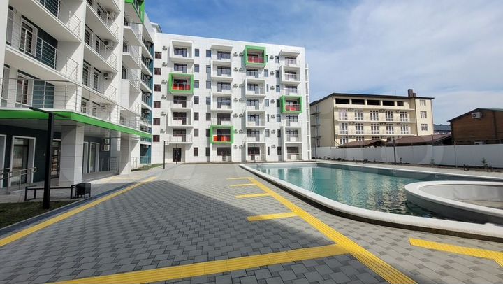 Своб. планировка, 40,5 м², 1/7 эт.