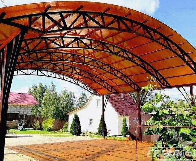 Навесы из поликарбоната без посредников