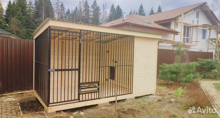 Вольер для собак с зимником