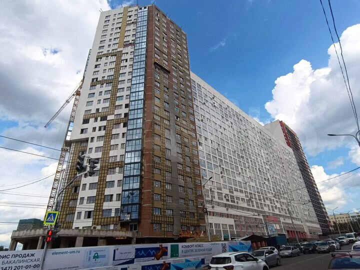 2-к. квартира, 38,6 м², 6/27 эт.