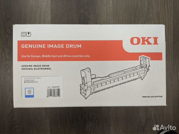 Фотобарабан для OKI C532, MC563 синий 46484107