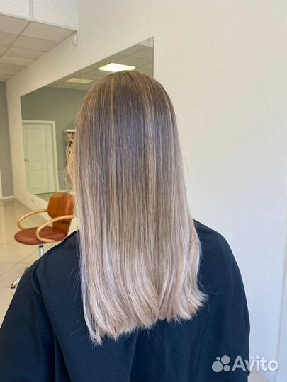 Окрашивание волос модель