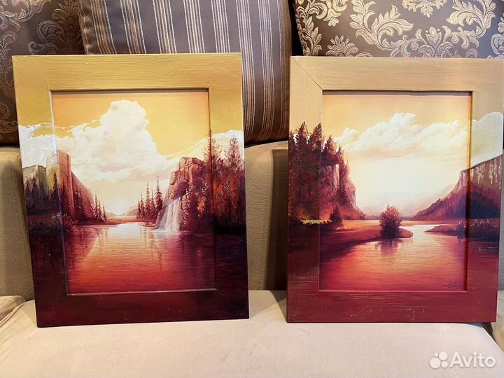 Модульная картина. Размер каждой рамы 51,5*41,5