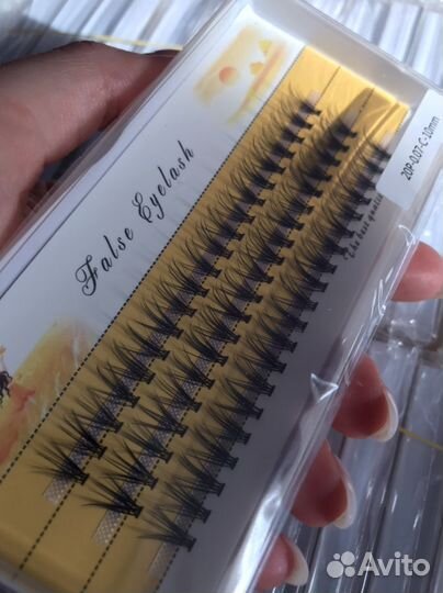 Новые ресницы пучки
