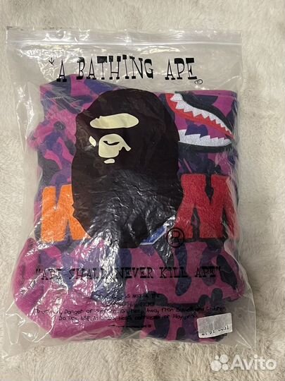 Зип худи bape shark