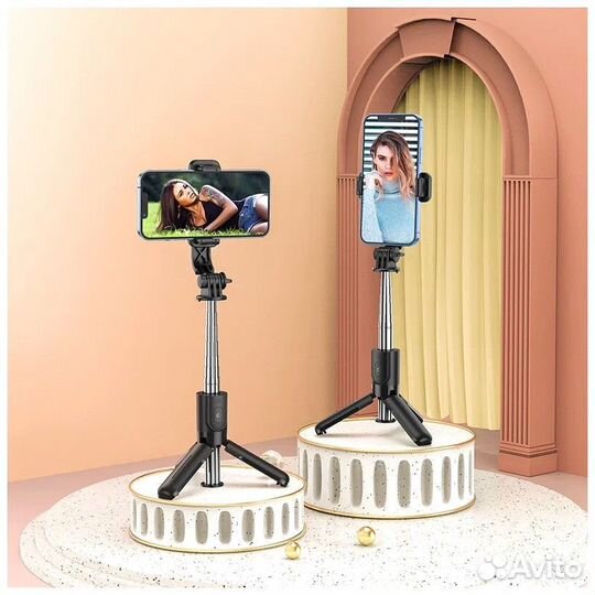 Cелфи-палка/трипод с bluetooth пультом hoco K17