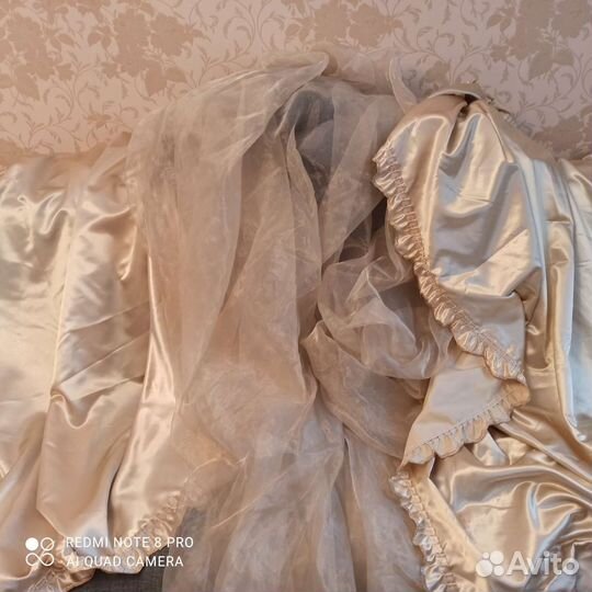 Покрывало, шторы, тюль