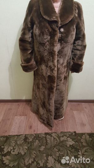 Шуба цигейковая женская