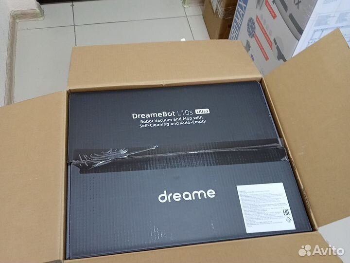 Робот пылесос Dreame bot L10s ultra белый. Новый
