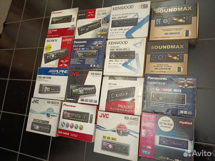 Магнитола pioneer, sony