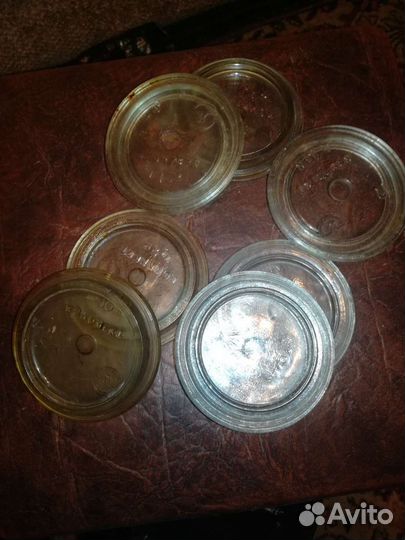 Крышки стеклянные для банок СССР