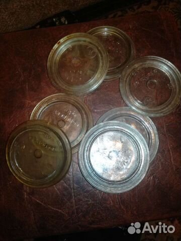Крышки стеклянные для банок СССР