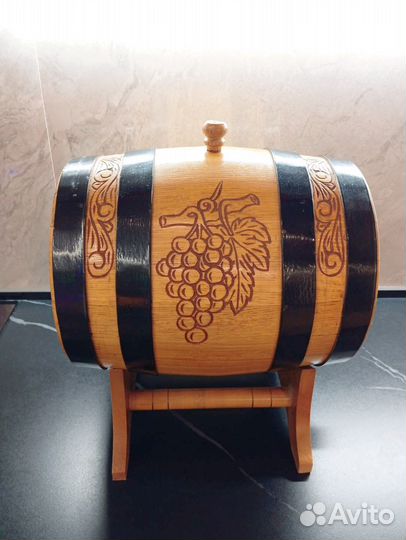 Дубовая бочка 12 литров б/у