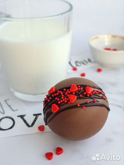 Шоколадная бомбочка/подарок учителю/какао бомбочка