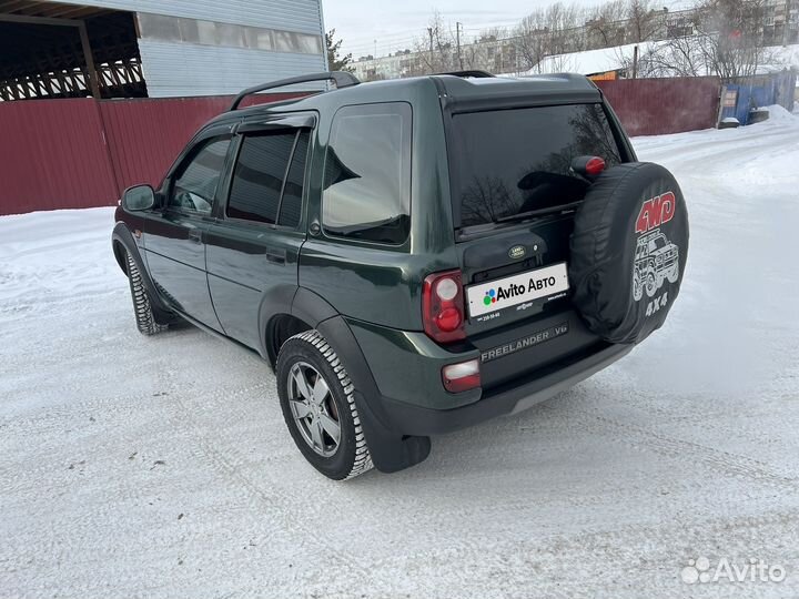 Land Rover Freelander 2.5 AT, 2003, битый, 143 000 км