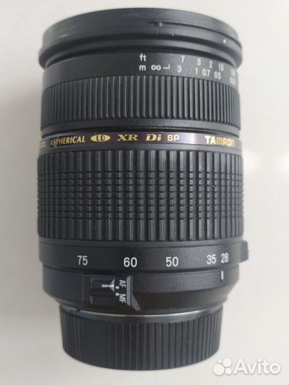 Объектив Tamron 28-75 1:2.8 Nikon LD XR DI SP A09