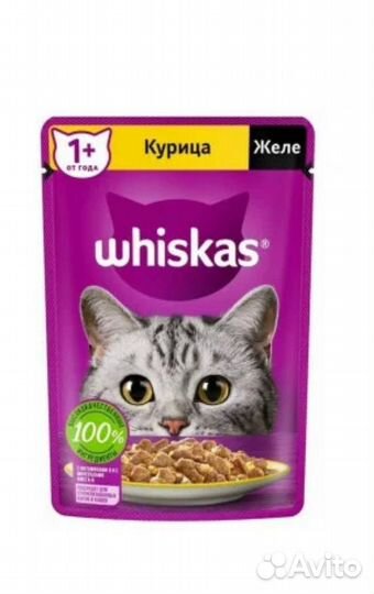 Корм для кошек вискас желе whiskas