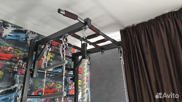 Шведская стенка с турником