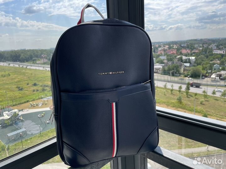 Рюкзак tommy hilfiger синий