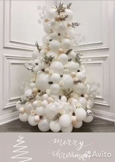 Елка из воздушных шаров