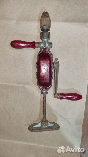 Дрель ручная механическая СССР