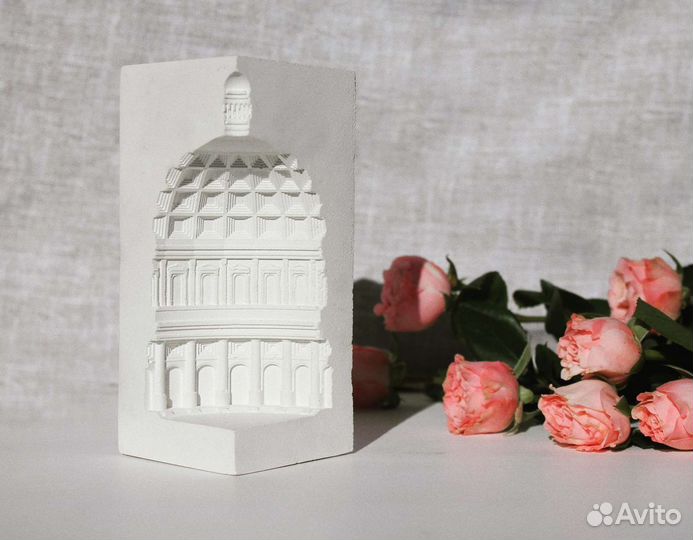 Подсвечник из бетона 