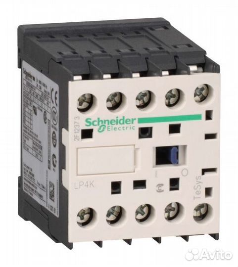 Контактор k 3p,6 а,но,24v dc 1.8 вт,расш. диапазон