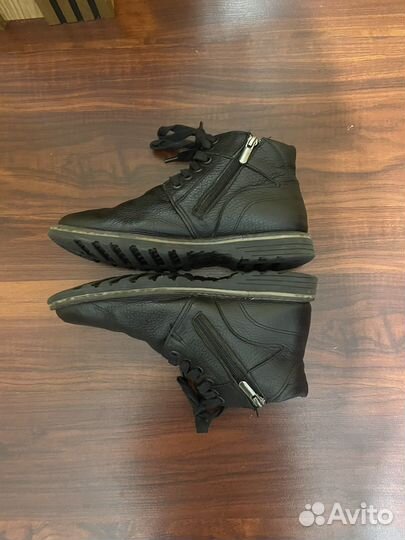 Зимние ботинки из нат. кожи для мальчика