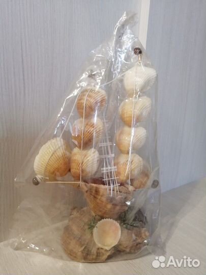 Корабль из ракушек