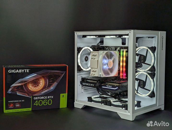 Игровой пк Ryzen 5600 / RTX 4060 /16gb/1tb SSD