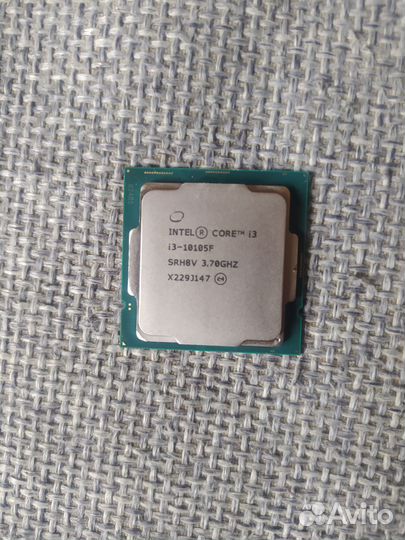 Intel i3 10105f, 4/8 до 4.4 ггц, LGA 1200