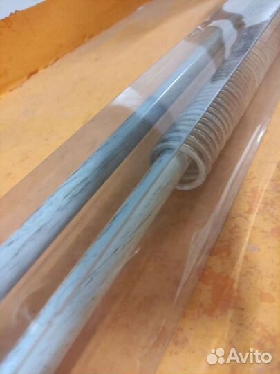 Карниз 2 рядн металл раздвижн 160-300 белый антик